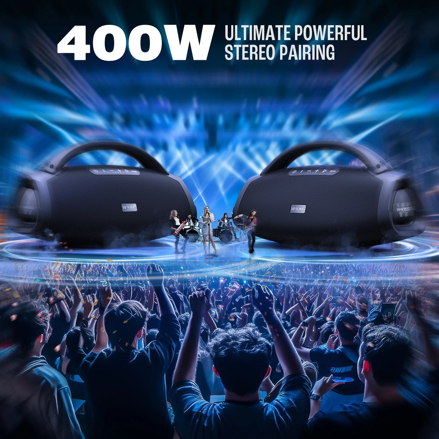 200W Portable Bluetooth Speakers,
