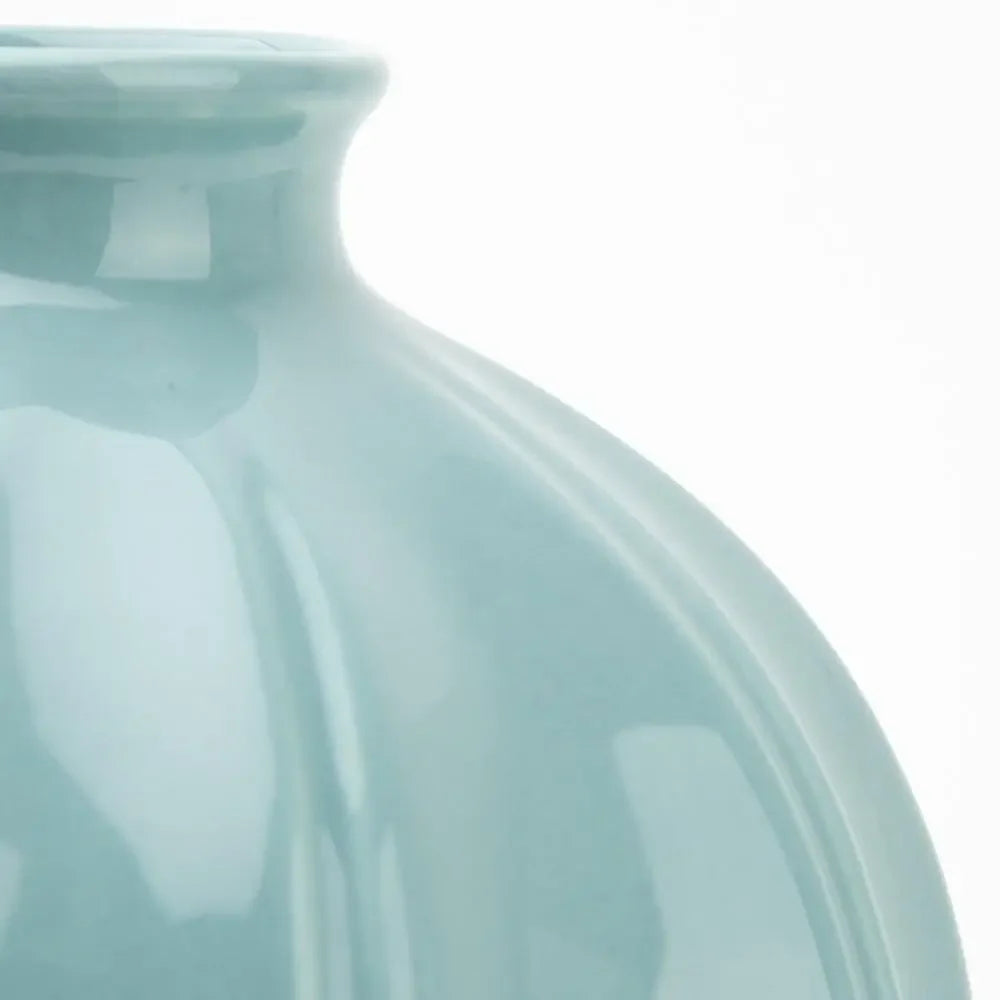 Blue Ceramic Vase 7.5"