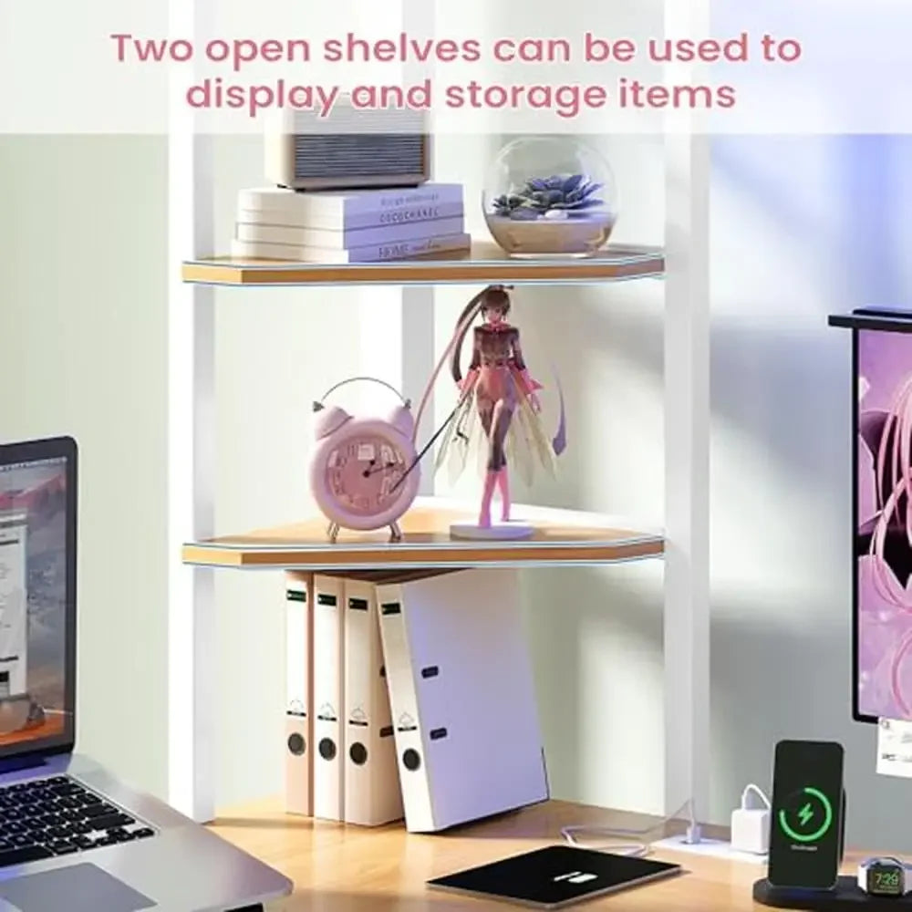 Twin Loft Bed with U-Shaped Desk