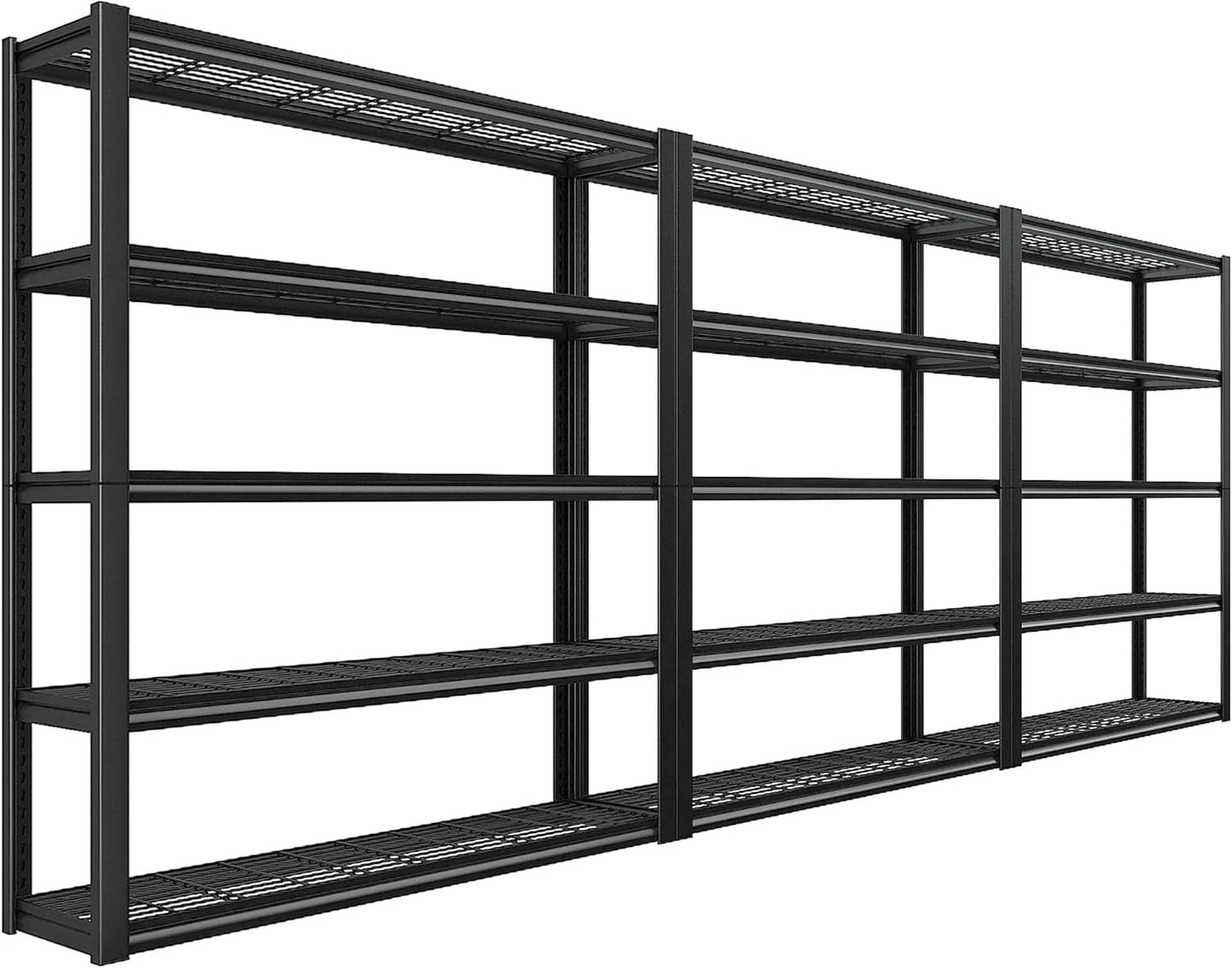 5 Tier Garage Storage Shelves Heavy Duty