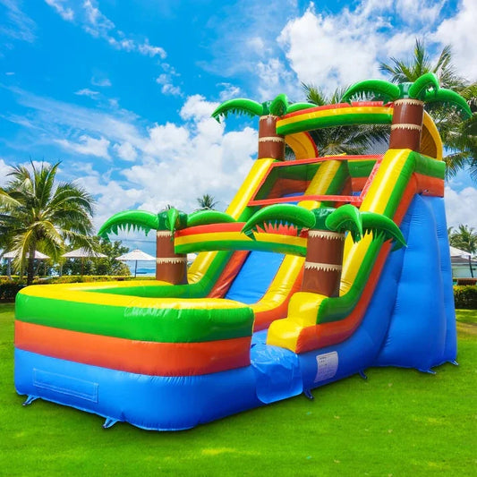 14 FT Commercial-Grade Inflatable Water Slide Kids & Adults