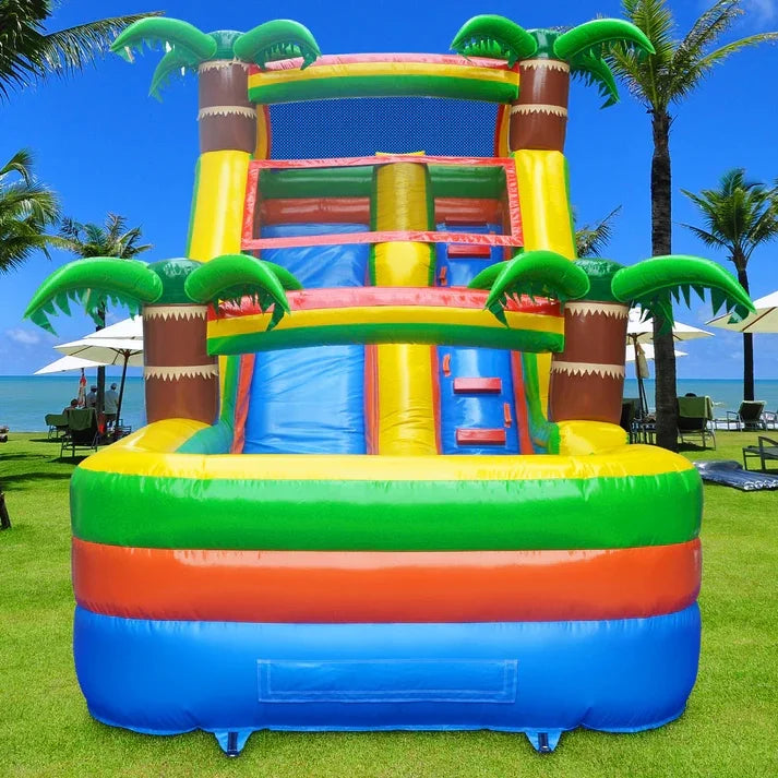 14 FT Commercial-Grade Inflatable Water Slide Kids & Adults
