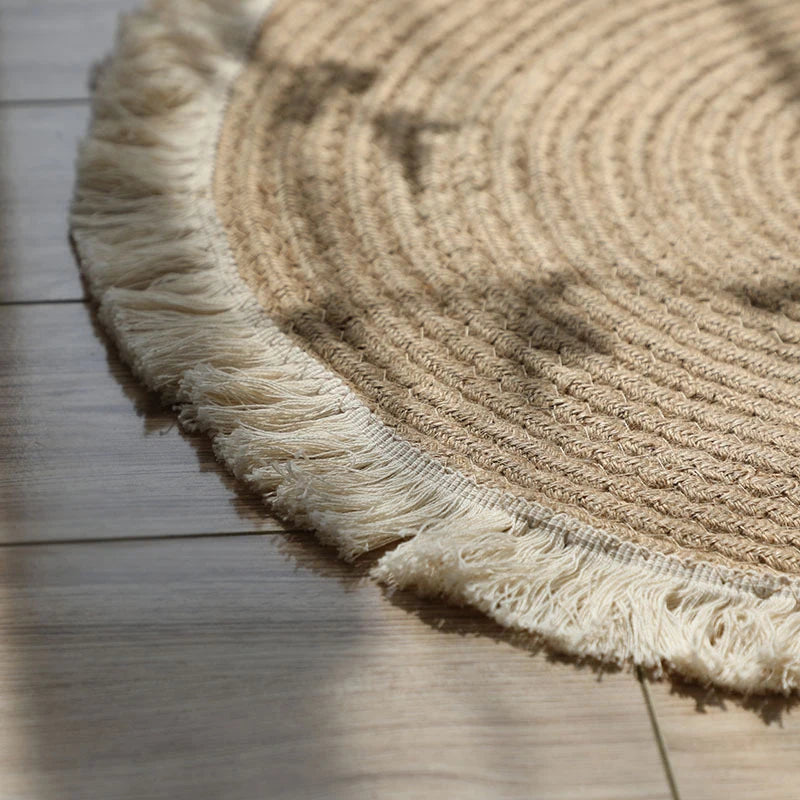 Round Hand-woven Nonslip Rug