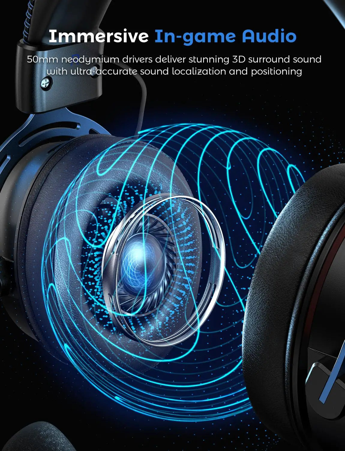 Gaming Headset With Noise Canceling Mic