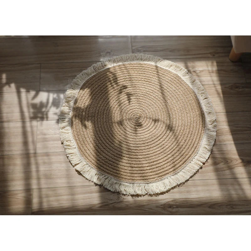 Round Hand-woven Nonslip Rug