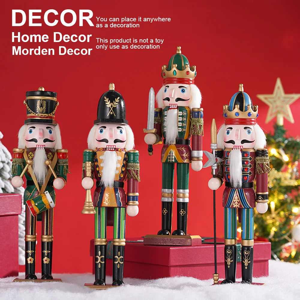 Wooden Nutcracker Statues