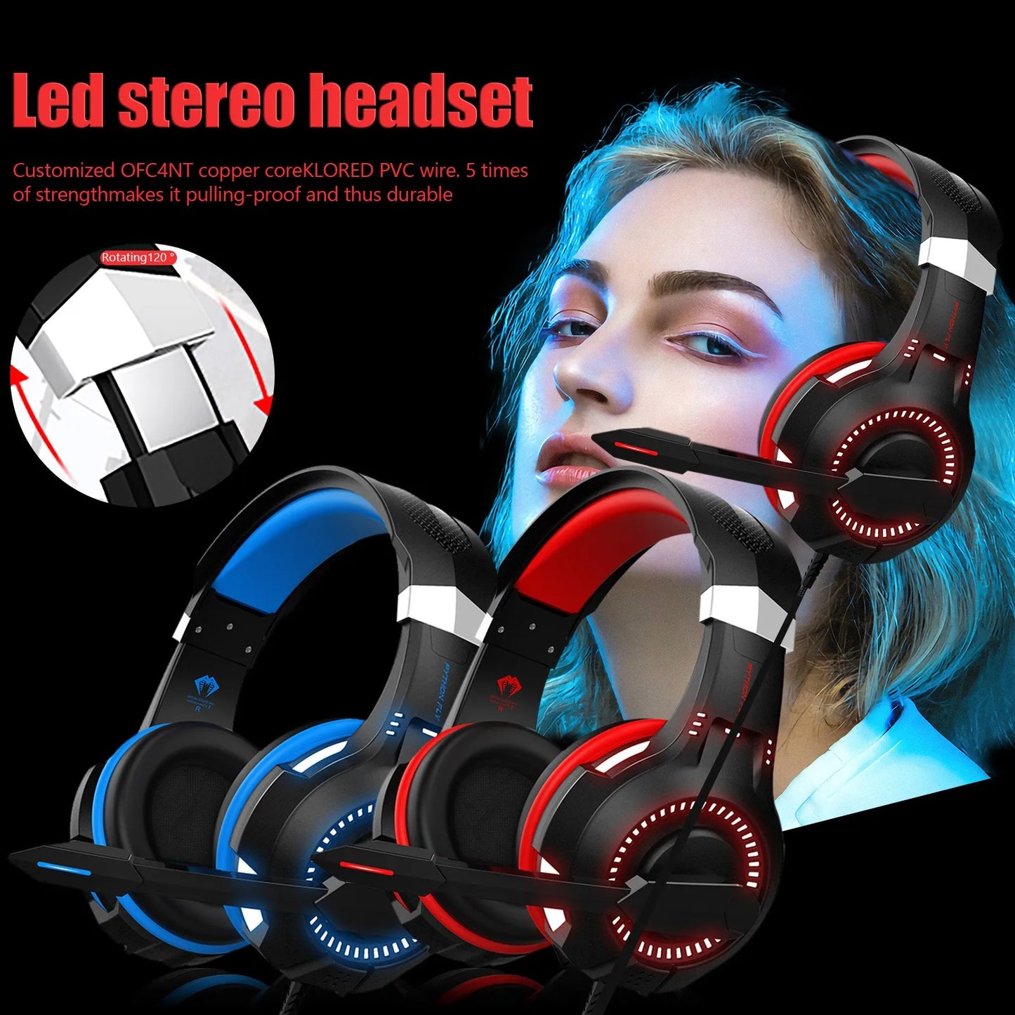 Wired Headset With Mic