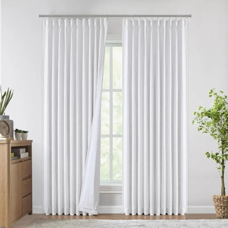 Pinch Pleated Full Blackout Curtains