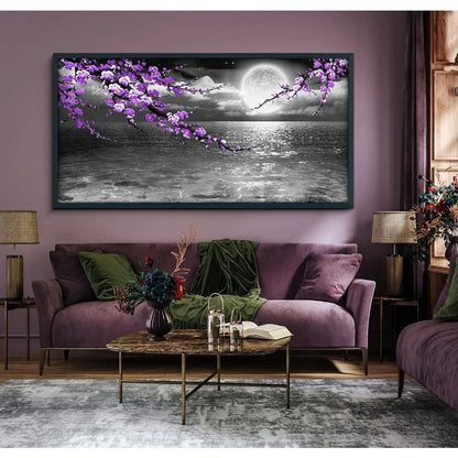 Large Purple Wall Art