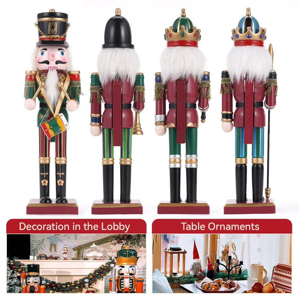 Wooden Nutcracker Statues