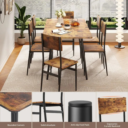 7-Piece Dining Table Set