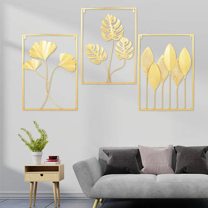 Gold Metal Wall Art