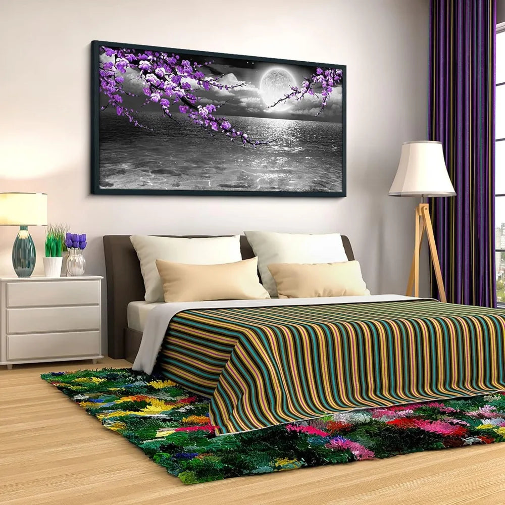 Large Purple Wall Art