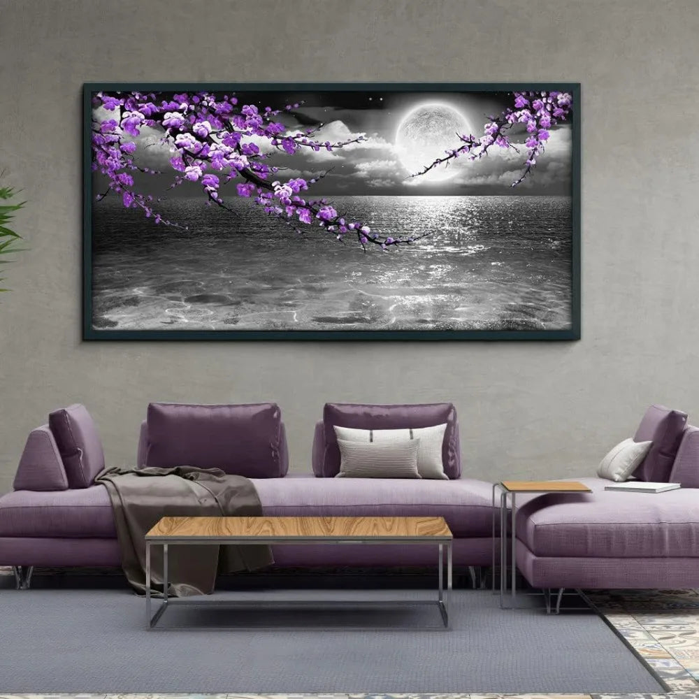 Large Purple Wall Art