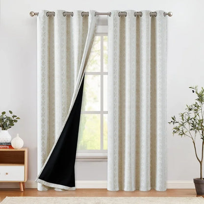 100% Boho Blackout Curtains