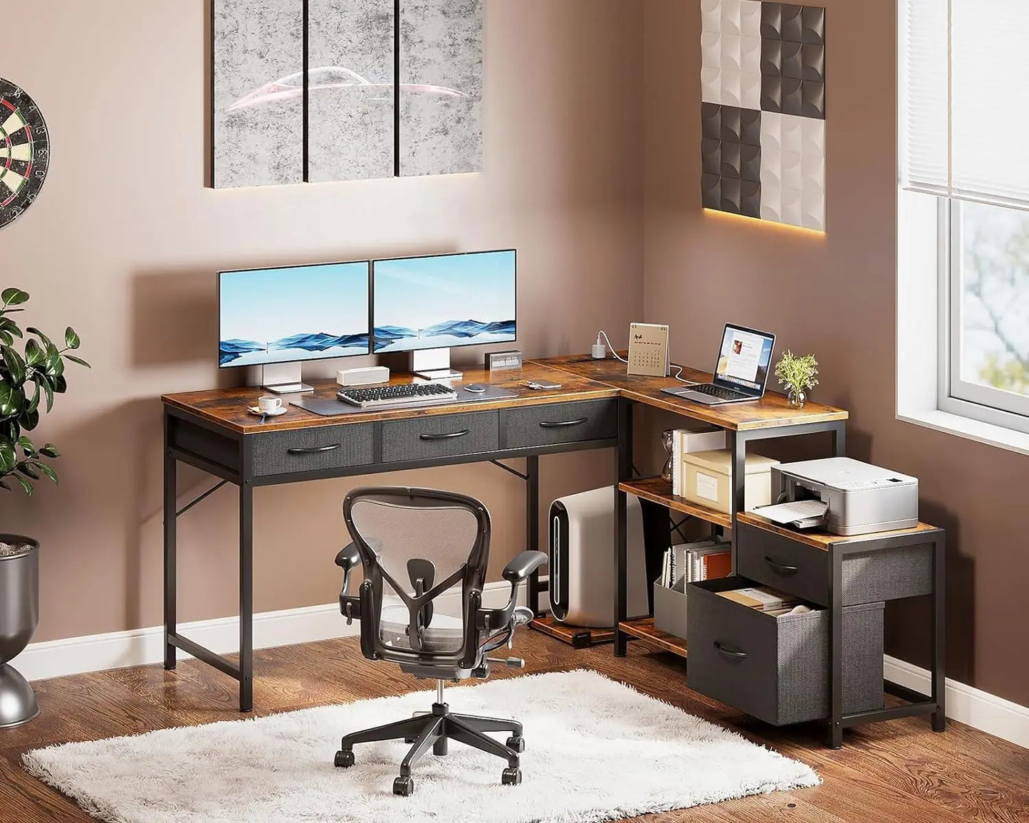 L Shaped Computer Desk