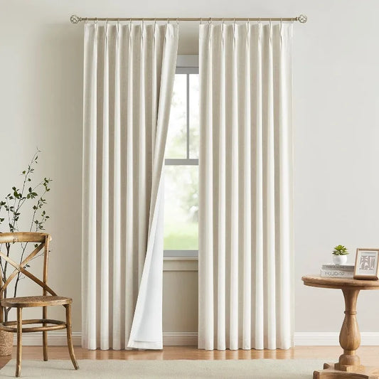 Pinch Pleated Full Blackout Curtains