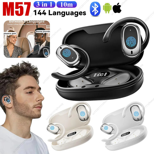 3-in-1 Real-Time Translation Headphones