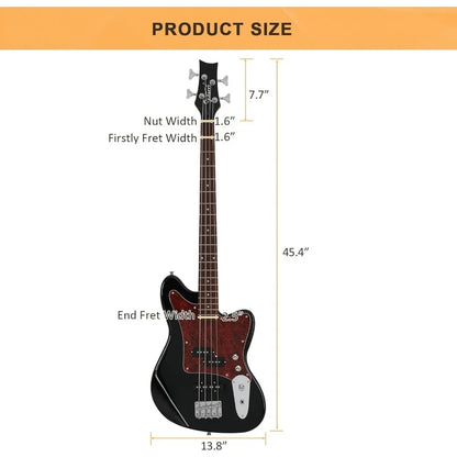 Electric Bass Guitar Beginner Kit