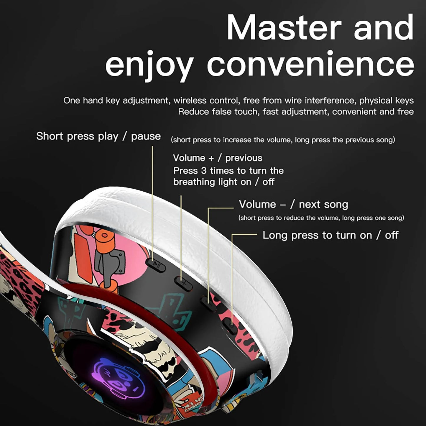 Wireless Cool Gaming Headset