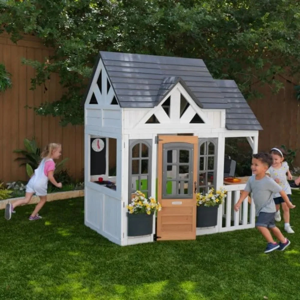 Outdoor Wooden Playhouse