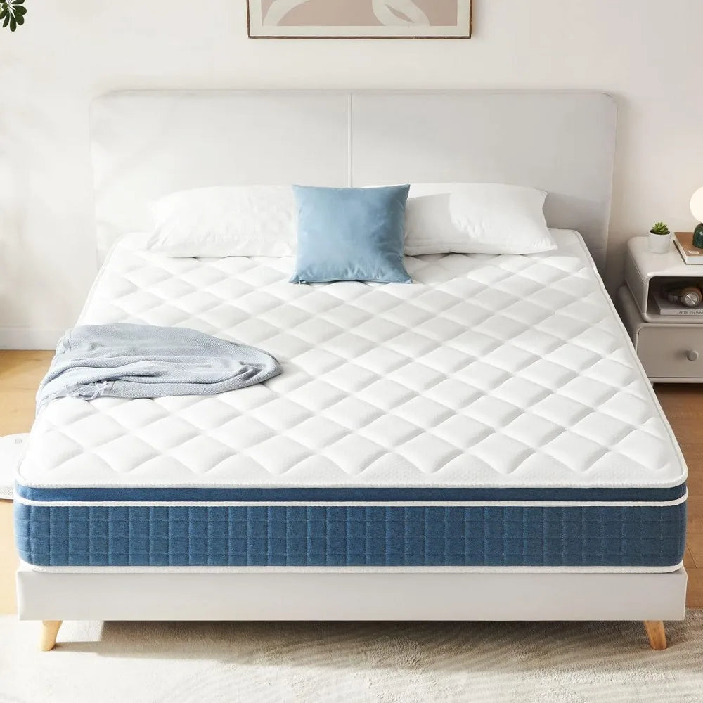 12 Inch Hybrid Gel Memory Foam Mattress,