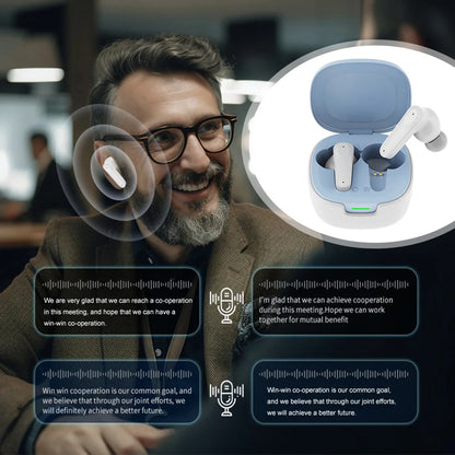 Intelligent AI Translator Earbuds