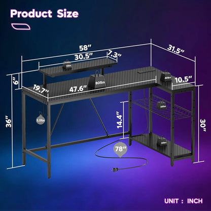 Small Corner Computer Desk