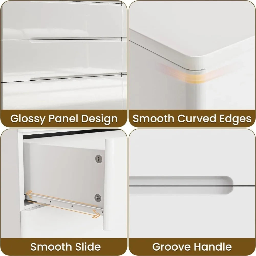 10 Drawer White Dresser for Bedroom