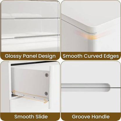 10 Drawer White Dresser for Bedroom