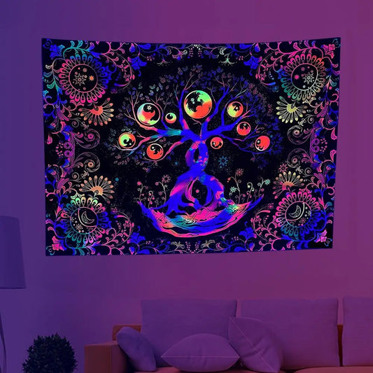 Black Light Tapestry