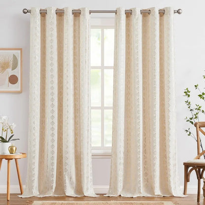 100% Boho Blackout Curtains