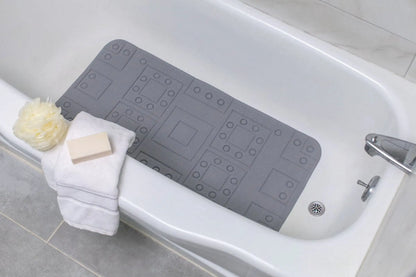 Gray Safety Grip Bath Mats