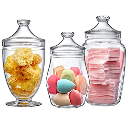 Acrylic Apothecary Jars Set