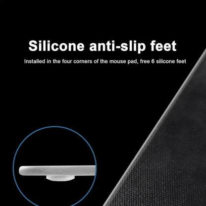 Tempered Glass Mouse Pad