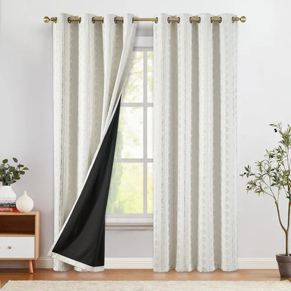 100% Boho Blackout Curtains