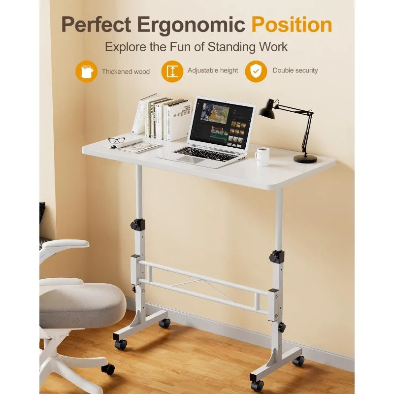 Small Standing Table Adjustable Height