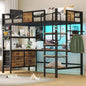 Twin Size Loft Bed with More!