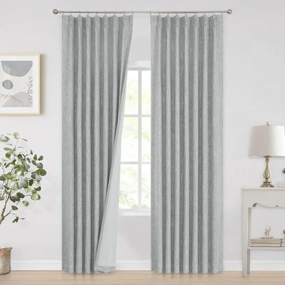 Pinch Pleated Full Blackout Curtains