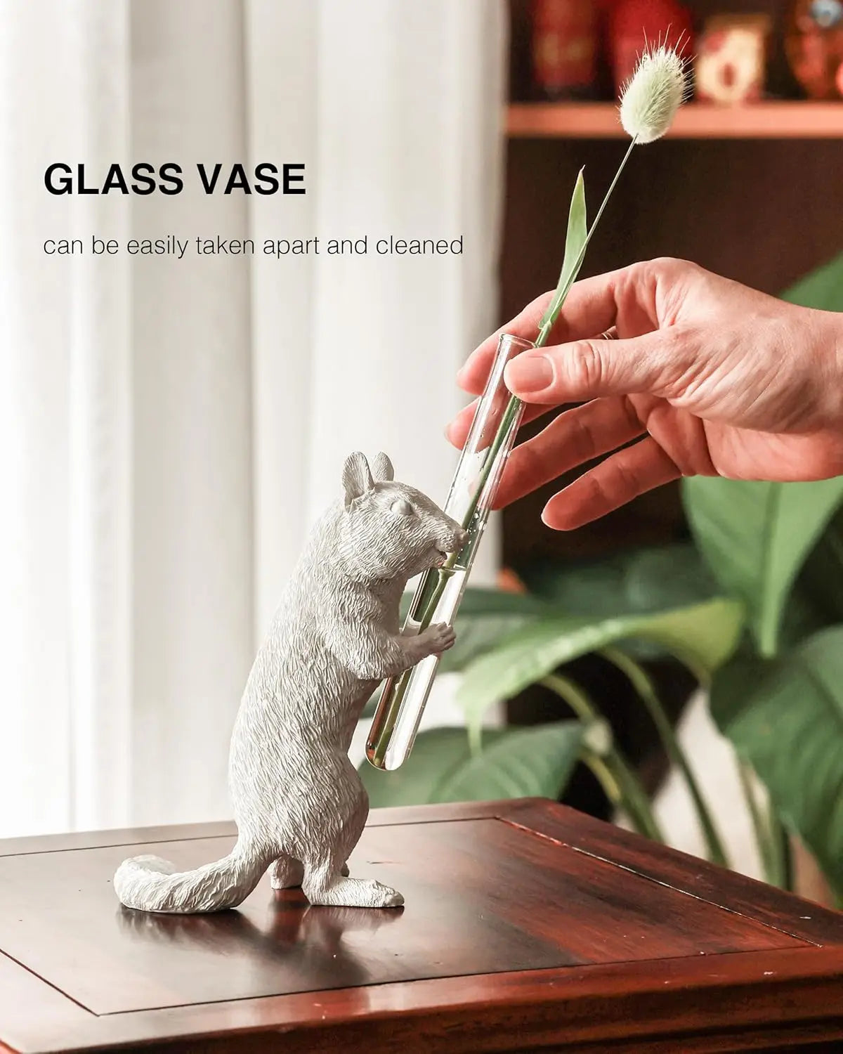 Whimsical Chipmunk Decorative Vase