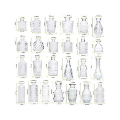 Set of 32 Bud Vases