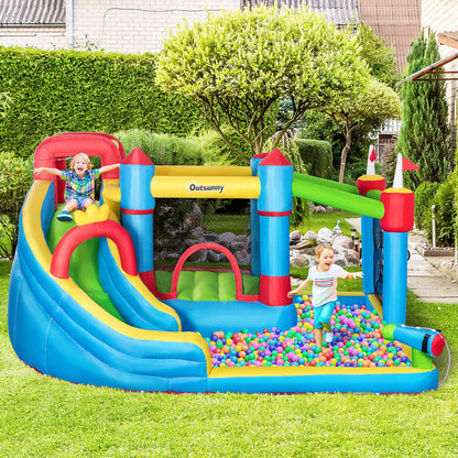 6-in-1Inflatable Water Slide for Kids
