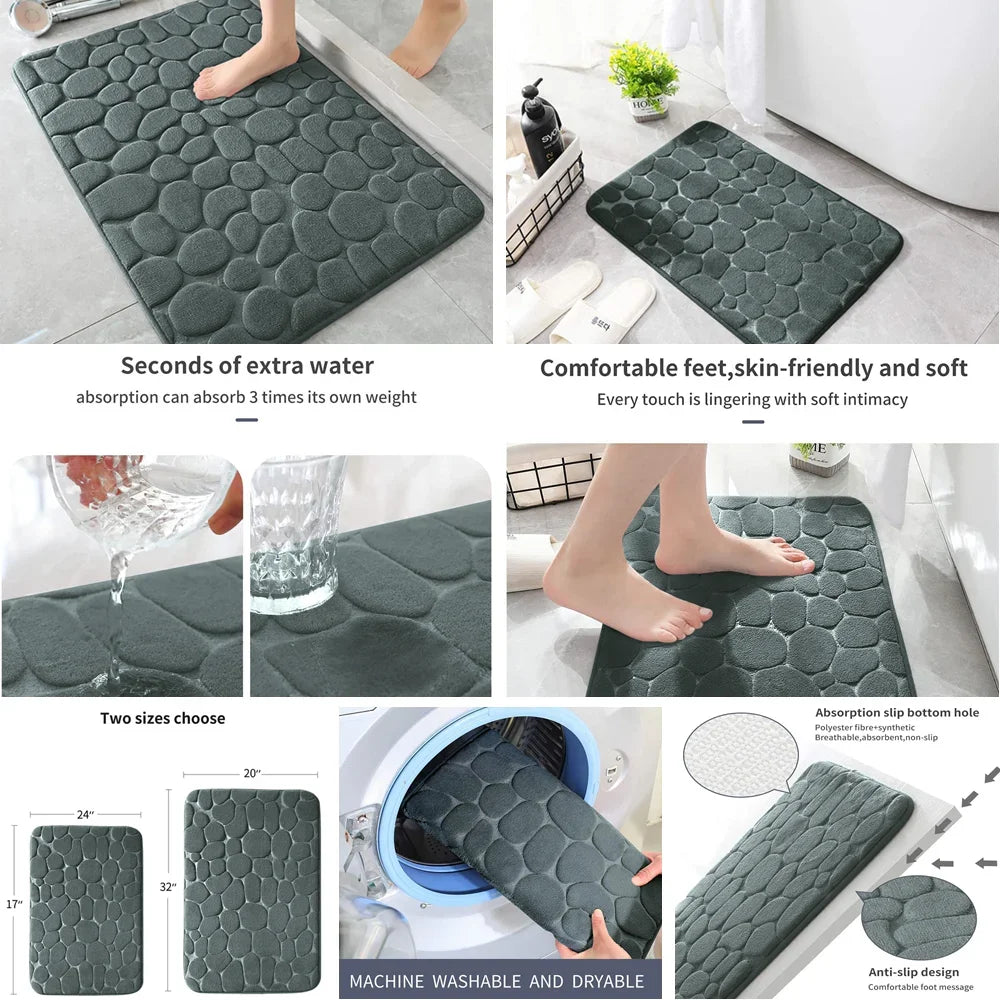 Large Memory Foam Bath Mat