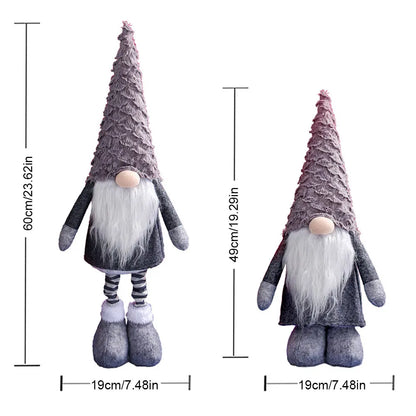 Handmade Christmas Gnome Plush Doll