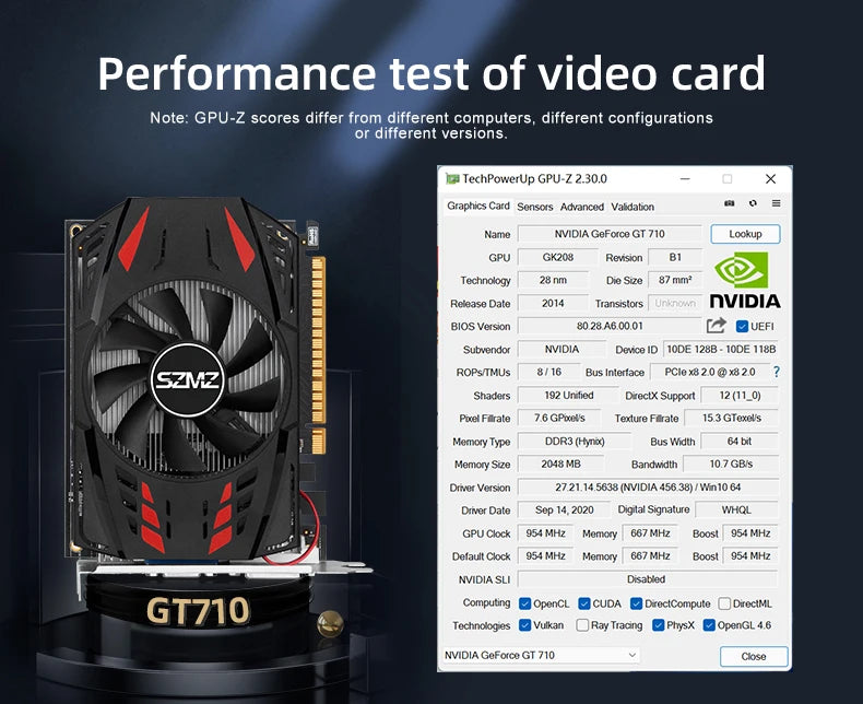 New GT 710 Video card