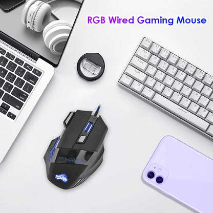 LED Optical USB Wired Gaming Mouse