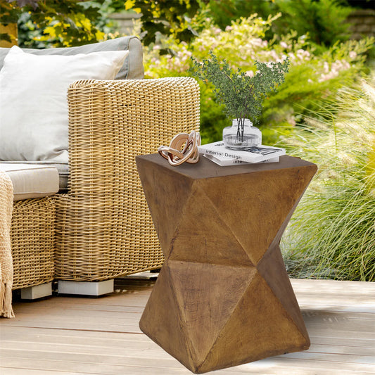 Outdoor Concrete Side Table