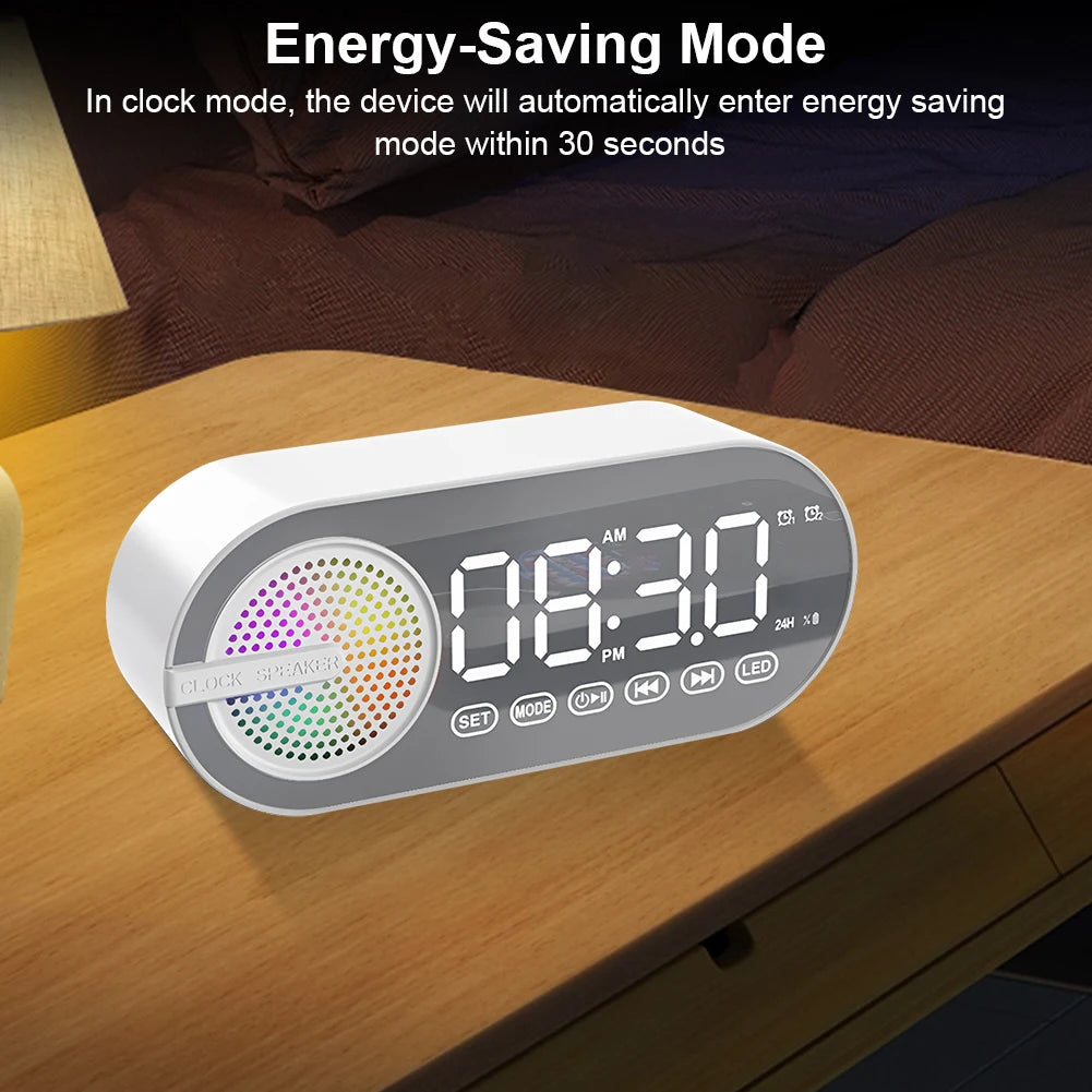 BT Speaker Digital Alarm Clock