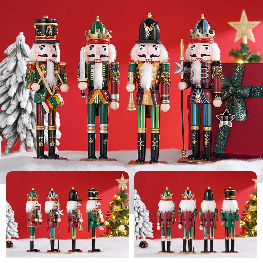 Wooden Nutcracker Statues