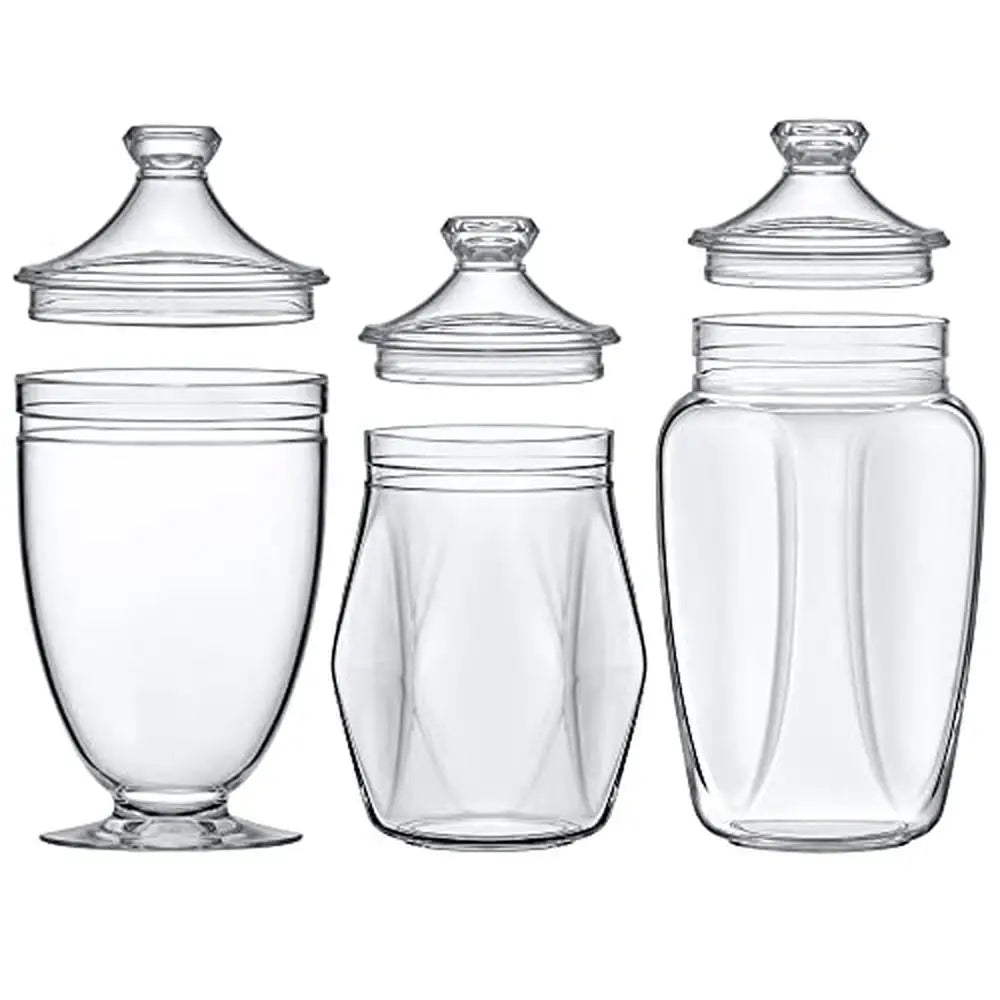 Acrylic Apothecary Jars Set